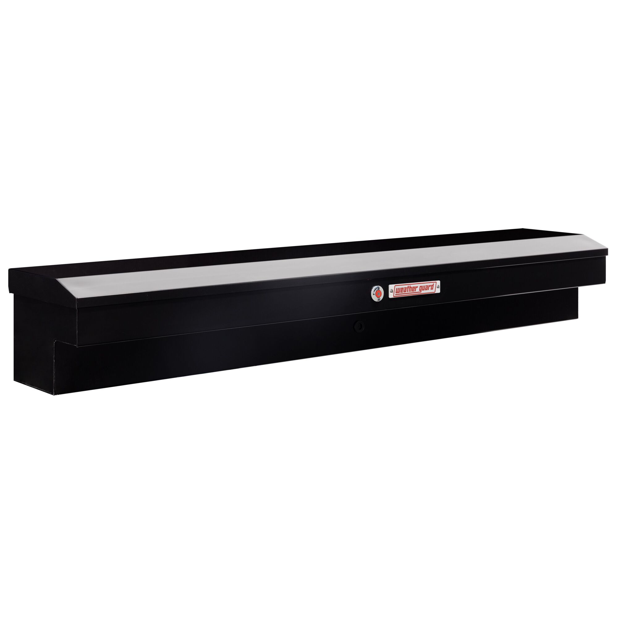 Weather Guard, 87in. Lo-Side Box, Steel, Gloss Black, Width 87 in, Material Steel, Color Finish Gloss Black, Model# 165-5-04